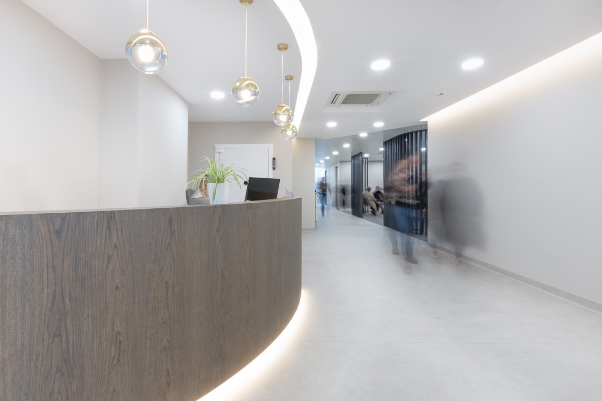 Accueil d'un centre médical premium